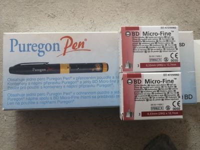 Puregon pen a 2 balení jehel