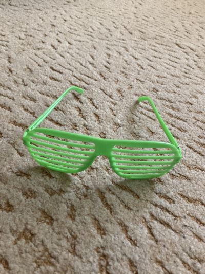 Zelene crazy brýle