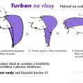 Turban na vysoušení vlasů