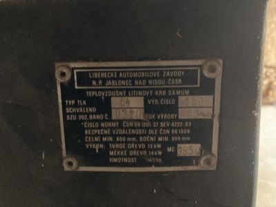 Stará litinová kamna