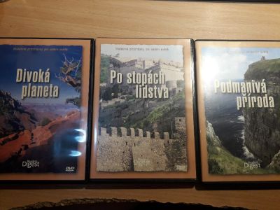 3x DVD malebne prochazky po celem svete