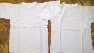 2 x bílé tričko vel.122/128