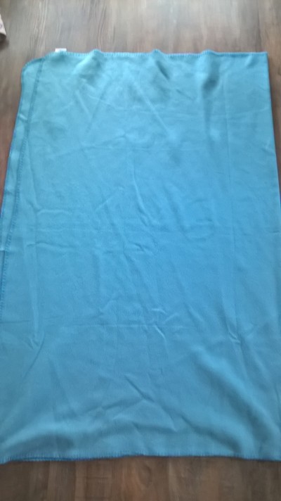 Velká fleecová deka modrá