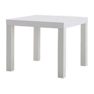 Bílý stolek IKEA Lack 