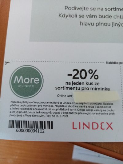 Lindex pro děti 20 % sleva