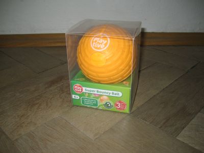 Gumový míček Play Tive, oranžový