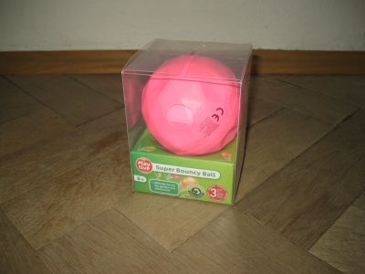 Gumový míček Play Tive, růžový