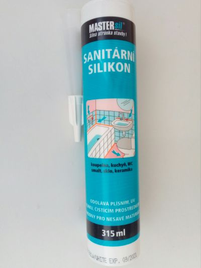 Sanitární silikon bílý