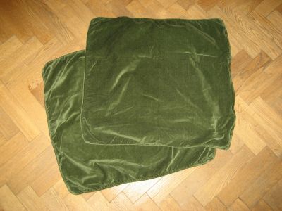 SANELA – 2x povlak IKEA na polštář, tmavě zelený, 65x65 cm
