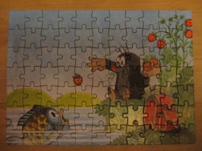 Puzzle Krtek a ryba