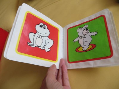 Gumová knížka pro nejmenší - vybledlé obrázky