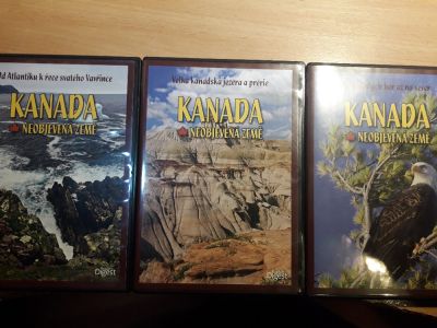 3x DVD kanada neobjevena zeme