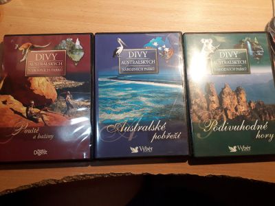3x DVD  divy australskych narodnich parku