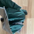 Zeleno stříbrný nový deštník