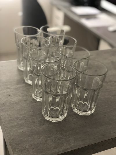 8x sklenice POKAL IKEA