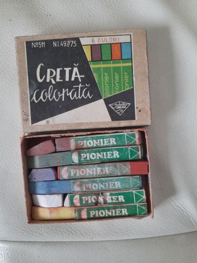 Křídy barevné retro (creta colorata) - sada 6 ks