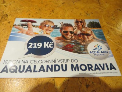 Kupon Aqualand Moravia, Pasohlávky