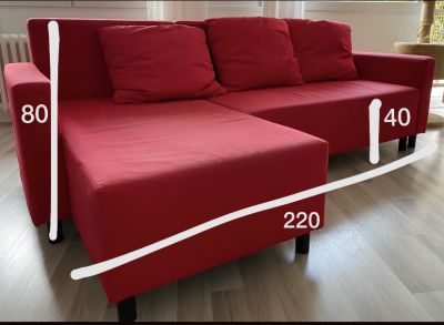 Rozkládací gauč s úložným prostorem Lugnvik Ikea