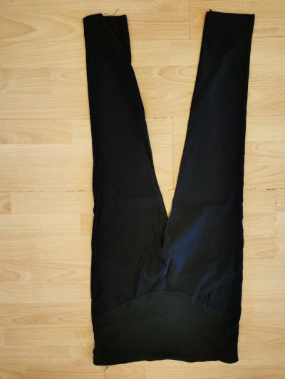 Černé těhotenské kalhoty