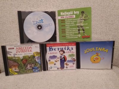 5 CD starších počítačových her