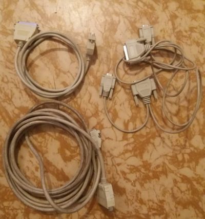 Kabely pro připojení starých tiskáren k PC