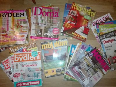 Časopisy Marianne bydlení, Home, Domov a styl atd.