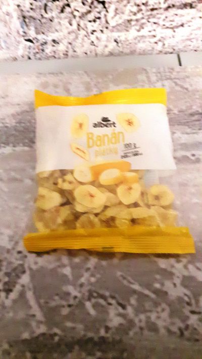 Sušené plátky banánů