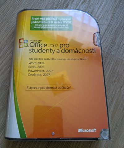 Daruji originální instalační CD MS Office 2007
