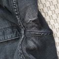 Dámské černé strečové džíny, vel 38