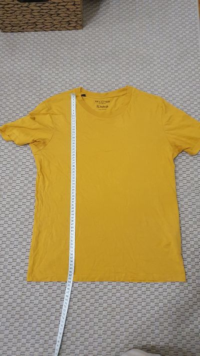 Dámské žluté triko, 100% bavlna, vel M