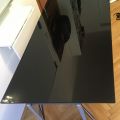 Skleněná deska stolu IKEA Galant - 160x80 cm, barva černá