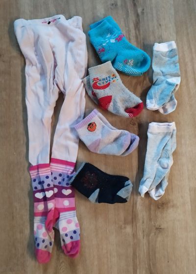 Teplé ponožky a punčocháče (2-3r)