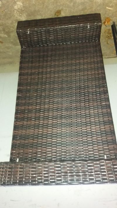 Ratanový stolek 60cm x 110cm beze skla /pelíšek