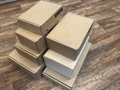 Krabičky nesložené - různé velikosti