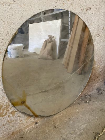 Staré zrcadlo kulaté