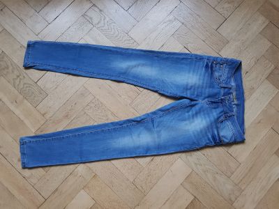 Modré džíny slim fit, vel. 38