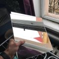 2 čtvercová zrcadla z Ikea