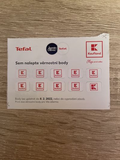 Kaufland kartička s body 1