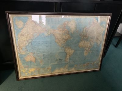 Velký obraz světové mapy