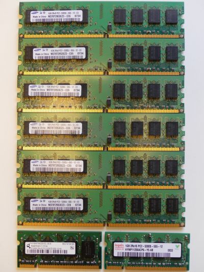 Paměti 6x DIMM + 2x SODIMM