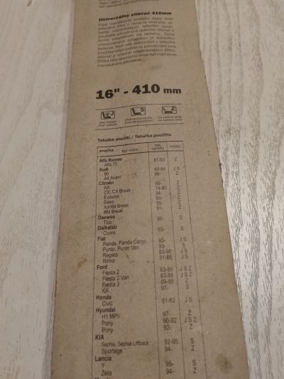 Stěrače Filson 16" - 410mm