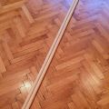 2 kusy dřevěná tyč / Garniž - 180cm x 2.3cm