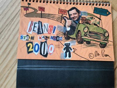 Kalendář Mr. Beana r. 2000