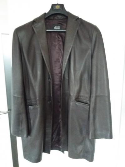 Pánský kožený kabát, velikost 50, zn. Blažek