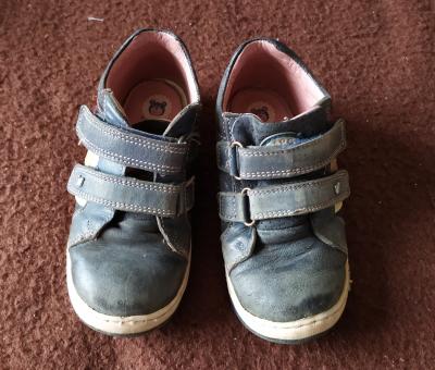 Dětské kožené boty 26