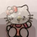 Nažehlovaci záplata hello kitty 6cm