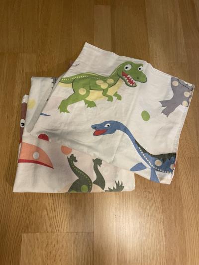 Povlečení na velkou postel - kluk, dinosauři