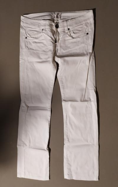 Kalhoty bílé S
