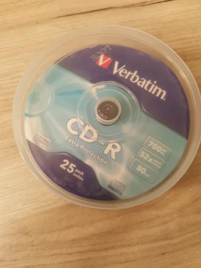 Verbatim CD 80min 700 mb - sada v obalu