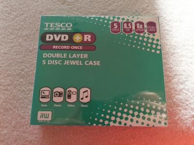 Dvojvrstvá DVD+R DL 8,5 GB